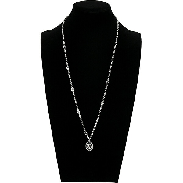 楽天市場】【10%OFF】 グッチ ネックレス ダブルGロゴ オーバル