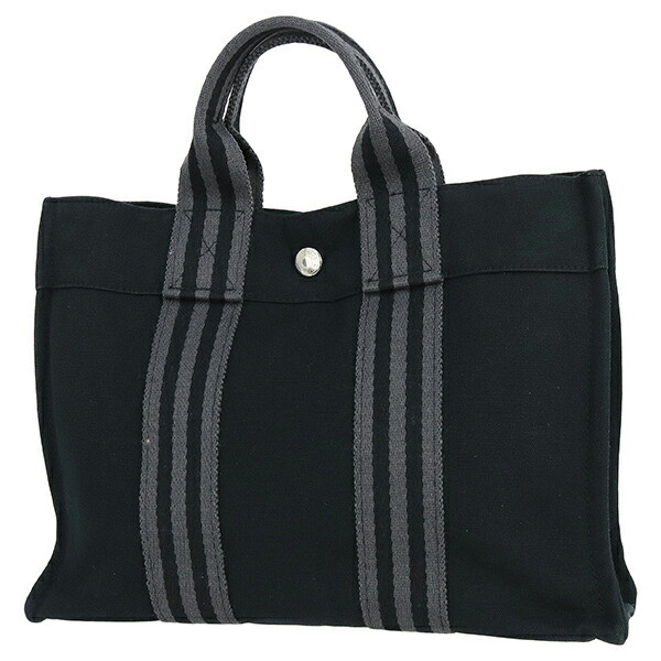 楽天市場】【美品】 エルメス トートバッグ フールトゥ PM キャンバス