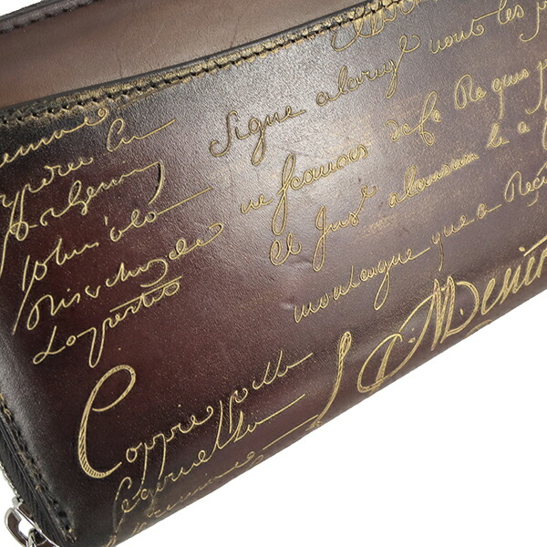 楽天市場】【超美品】 ベルルッティ ラウンドファスナー長財布