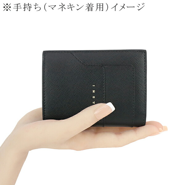 楽天市場】【超美品】 マルニ 二つ折り財布 サフィアーノ カーフレザー