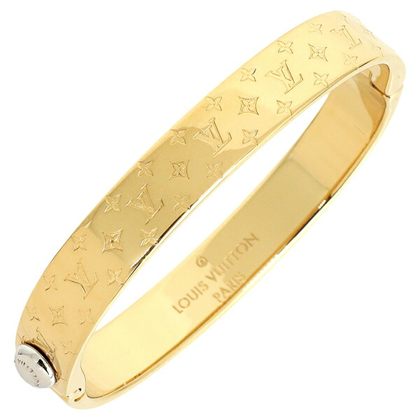 楽天市場】【10%OFF】 ルイヴィトン ブレスレット カフ ナノグラム S