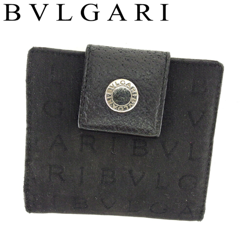 ブルガリ(Bvlgari) ロゴマニア(rogomania) 中古 メンズ二つ折り財布