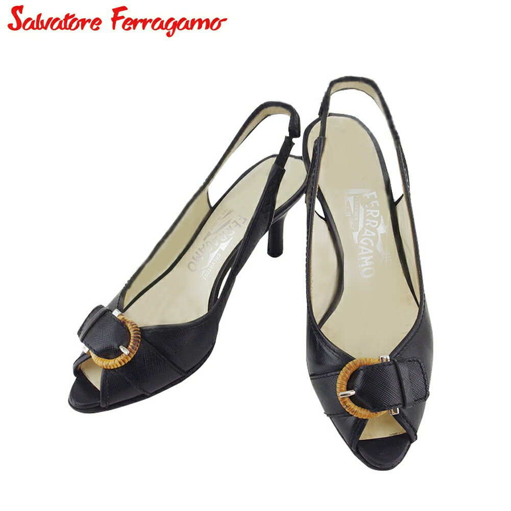 楽天市場】シルバー（ブランドフェラガモ）（パンプス｜レディース靴