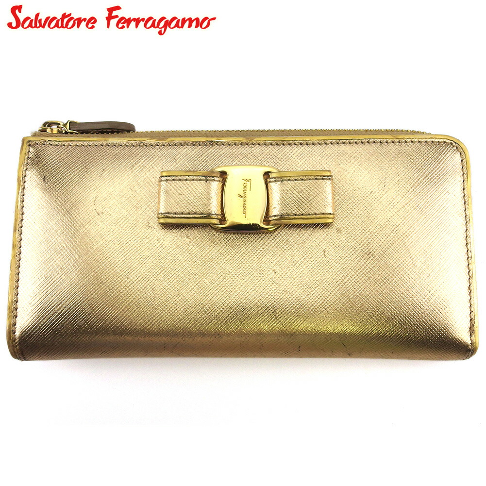 楽天市場】フェラガモ 長財布 リボンの通販