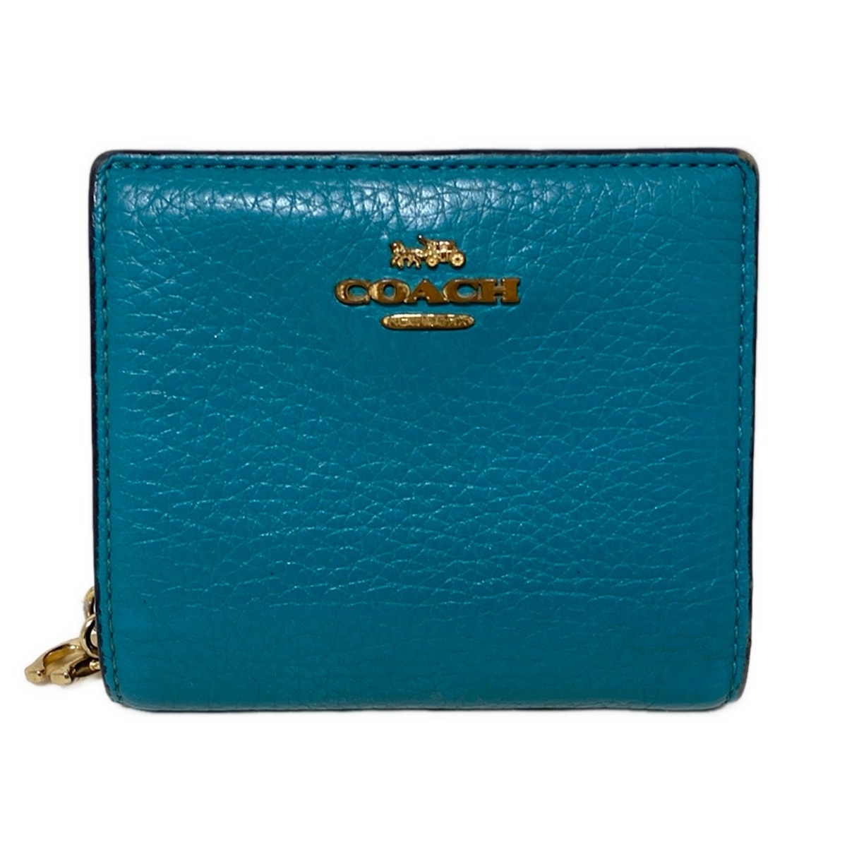 楽天市場】二つ折り財布 ブルー coachの通販