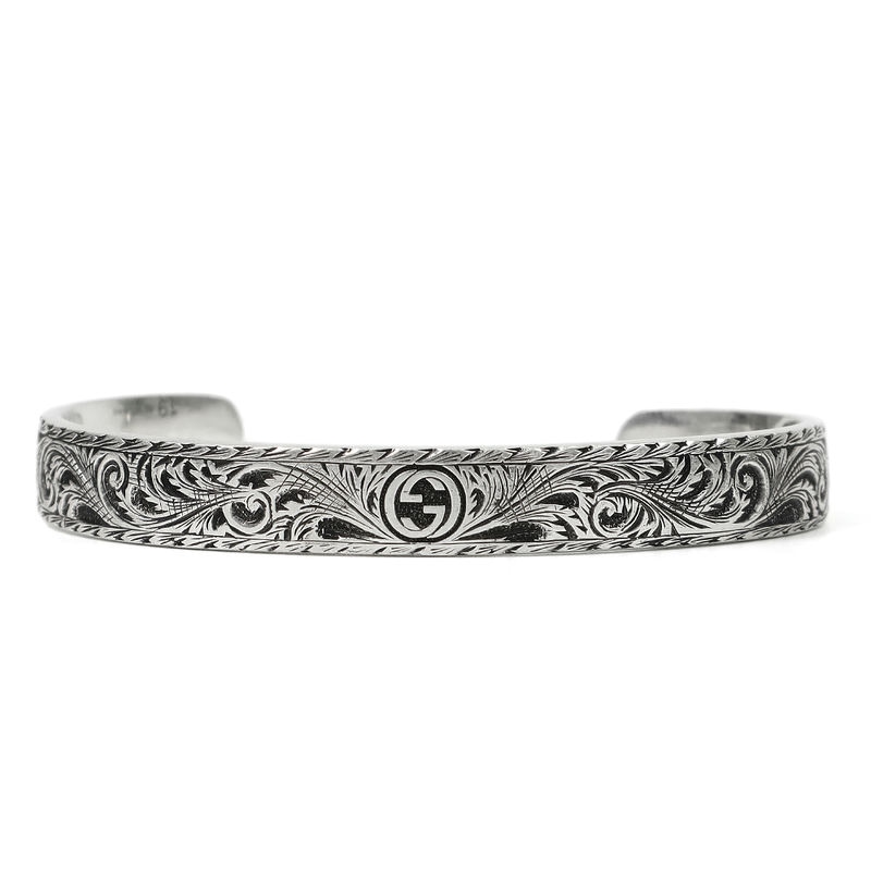 楽天市場】グッチ GUCCI バングル メンズ インターロッキングG