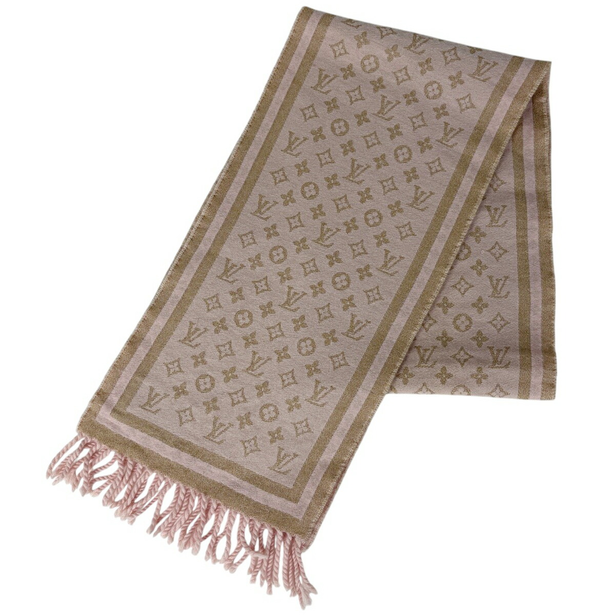 楽天市場】LOUIS VUITTON ルイヴィトンフリンジ仕上げリバーシブル