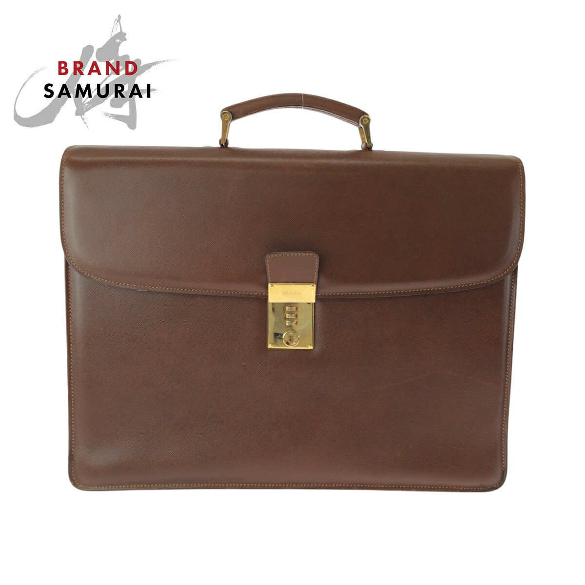 楽天市場】美品 PRADA プラダ ヴィンテージ サフィアーノ ブラウン