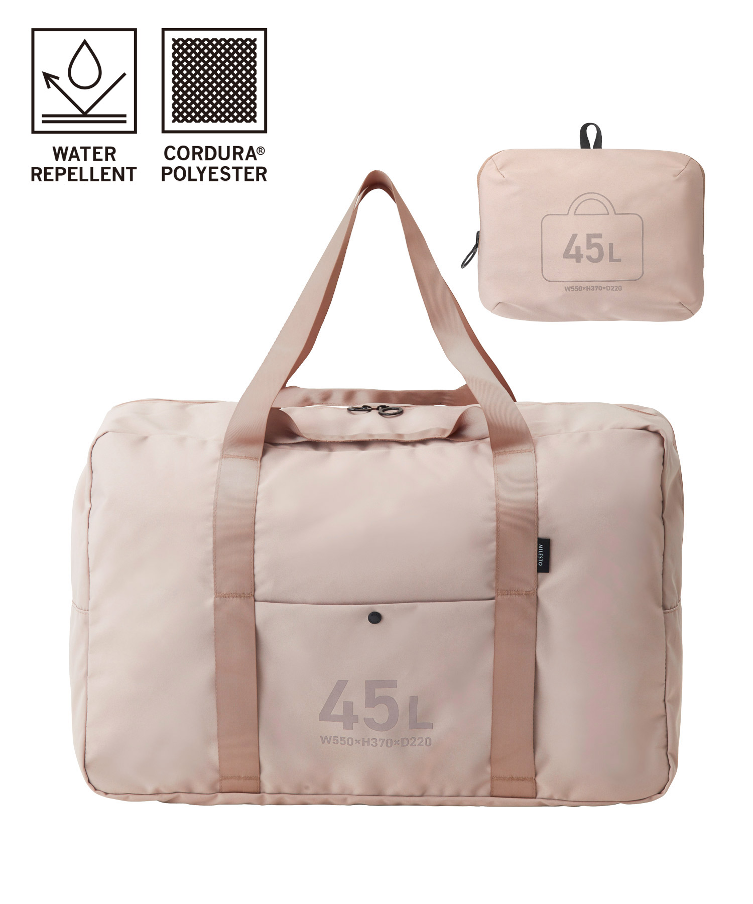 楽天市場】【P10倍】【公式】MILESTO UTILITY ポケッタブルボストン