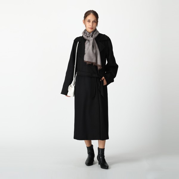 楽天市場】マックスマーラ コート マニュエラ ベルト付き ブラック