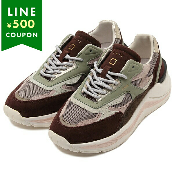 楽天市場】デイト スニーカー フーガ ブラウン マルチカラー