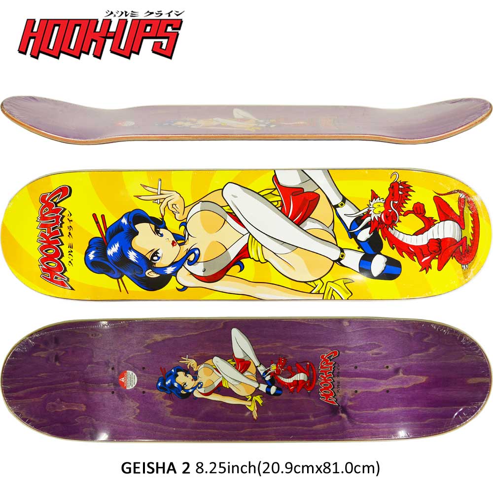 楽天市場】8.25インチ フックアップス スケボー デッキ 板 Hook Ups