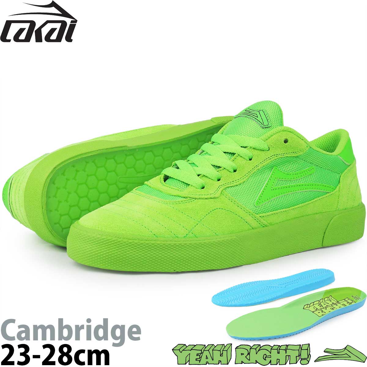 楽天市場】ラカイ x ガール ケンブリッジ スケシュー スニーカー Lakai