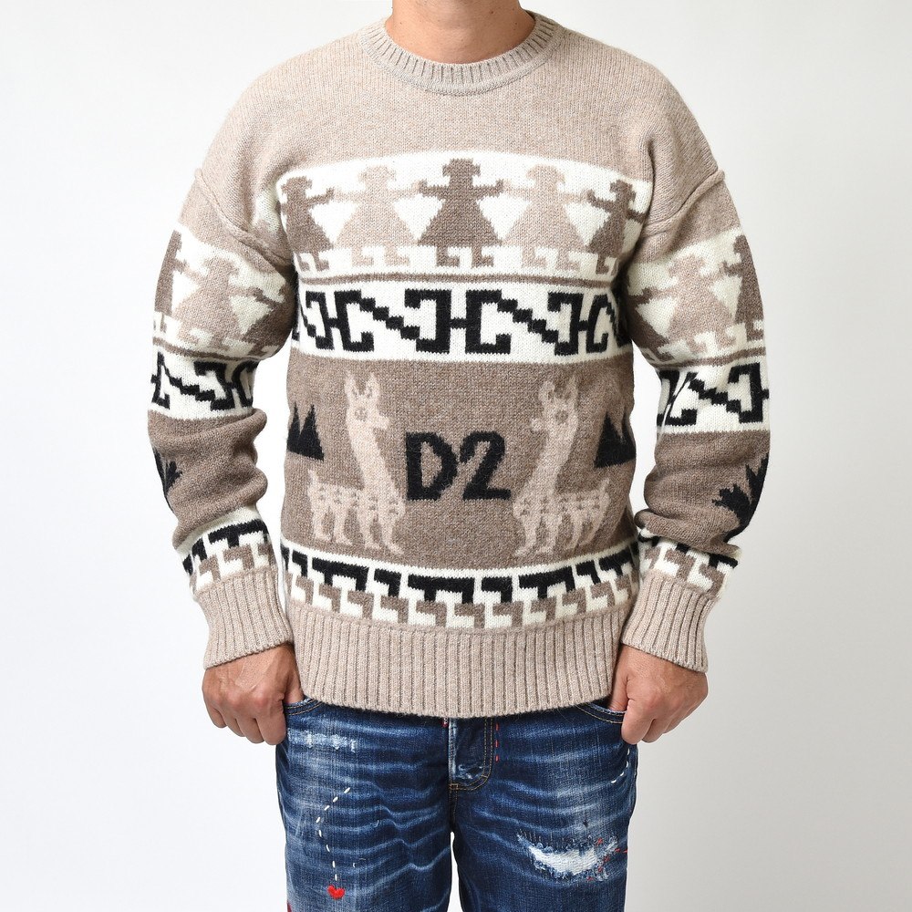楽天市場】DSQUARED2 / ディースクエアードミドルゲージアルパカクルー