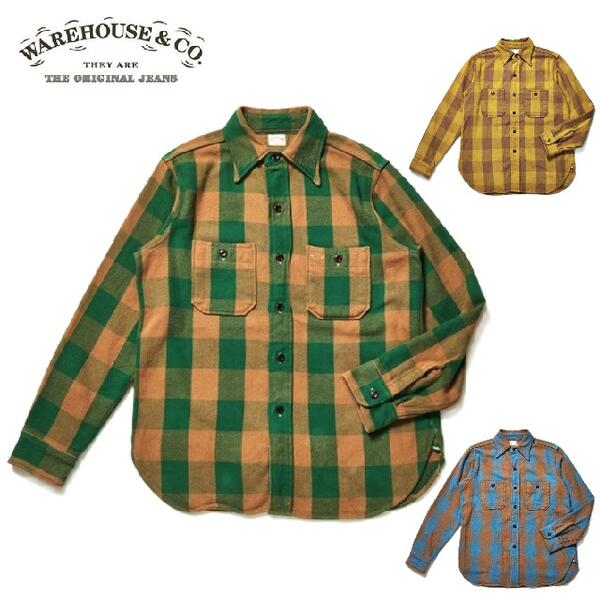 楽天市場】WAREHOUSE Lot 3104 A柄2025フランネルシャツ(NON WASH