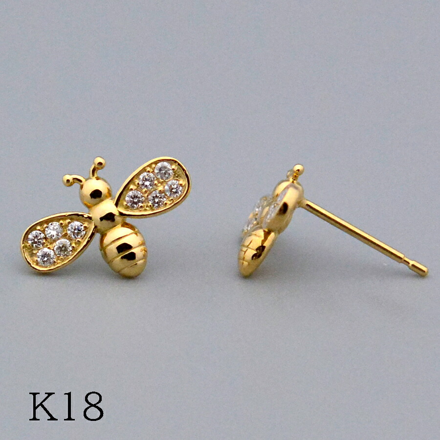 楽天市場】ミツバチ ピアスの通販