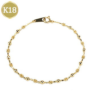 楽天市場】K18ミラーボール＆フラワー カットボール チェーン