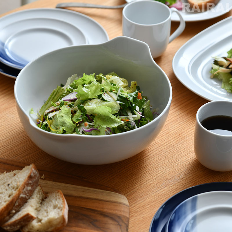 楽天市場】ジョージジェンセン サービングボウル Lサイズ ホワイト 白