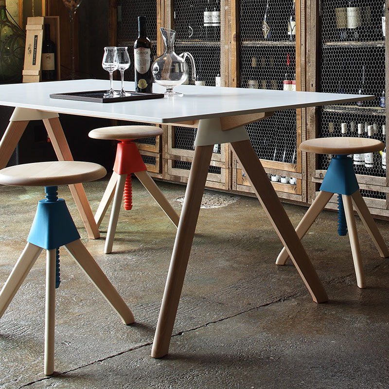 楽天市場】マジス トム＆ジェリー 回転昇降式スツール LOW ホワイト