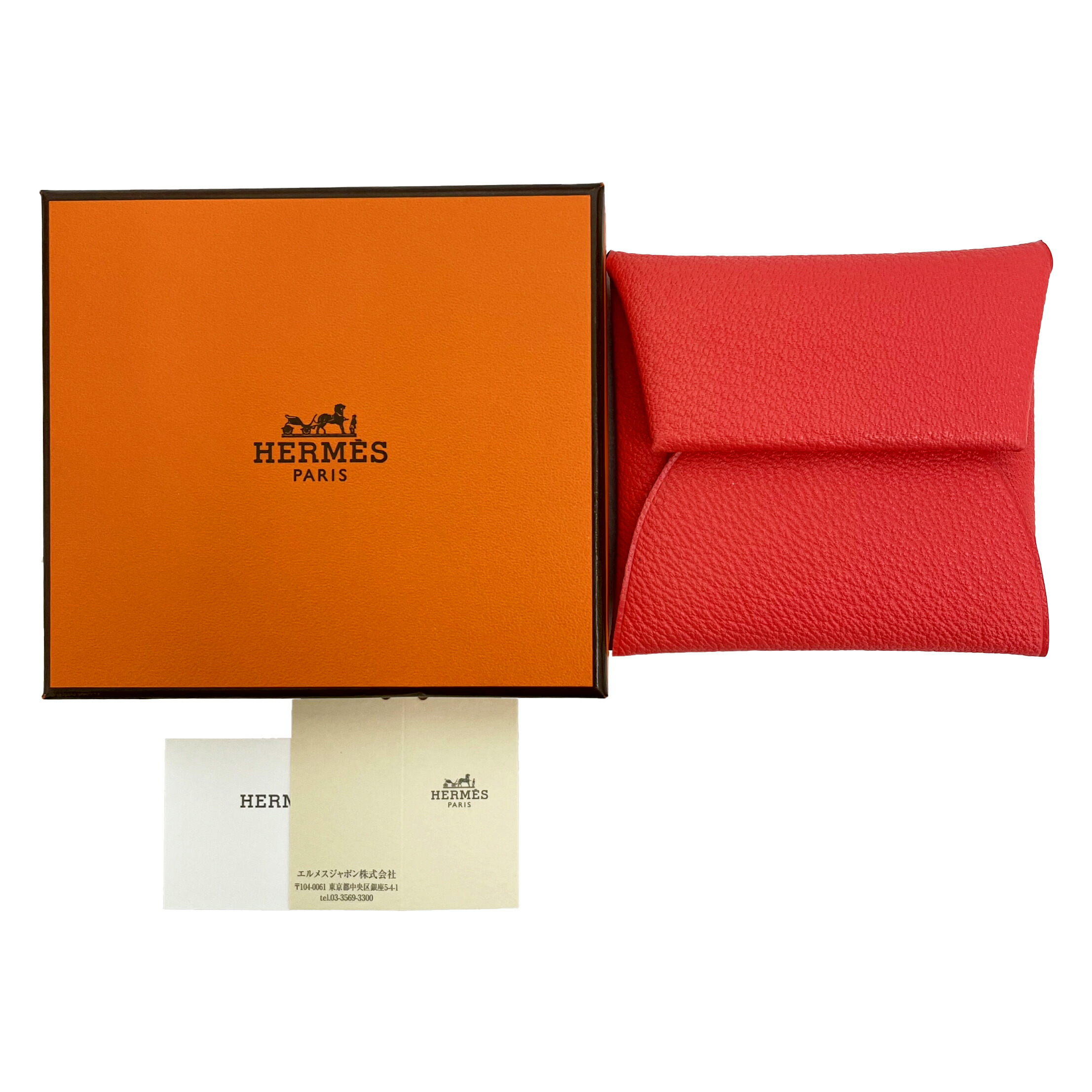 楽天市場】HERMES エルメス バスティア W刻印 2024年製造 ローズ