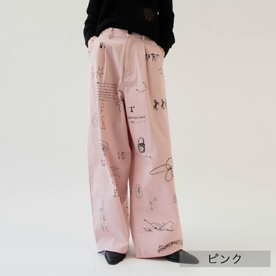 楽天市場】Knuth Marf クヌースマーフ high waist tattoo pants