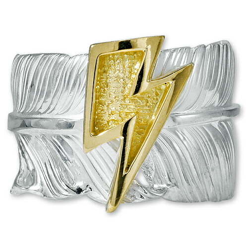 楽天市場】【鷲見太郎 Ring リング】オールドLフェザーリング02 w/K18