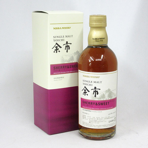 楽天市場】シングルモルト 余市 シェリー＆スイート 55度 500ml （専用