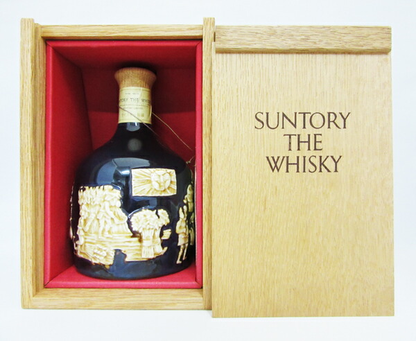 楽天市場】【レトロ：特級表示】サントリー ザ・ウイスキー 陶器ボトル