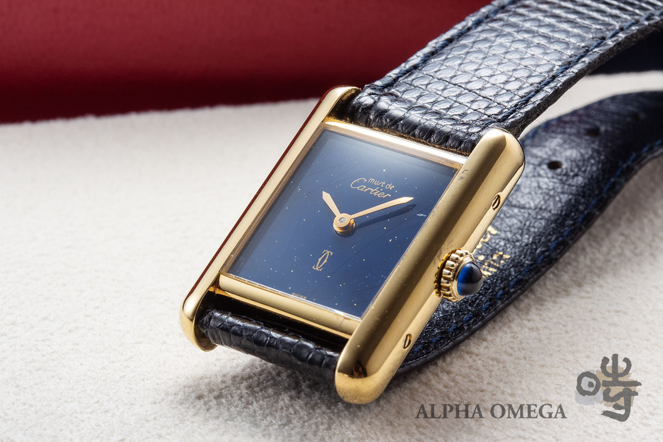 楽天市場】カルティエ マスト タンク ラピスラズリ 手巻 SM