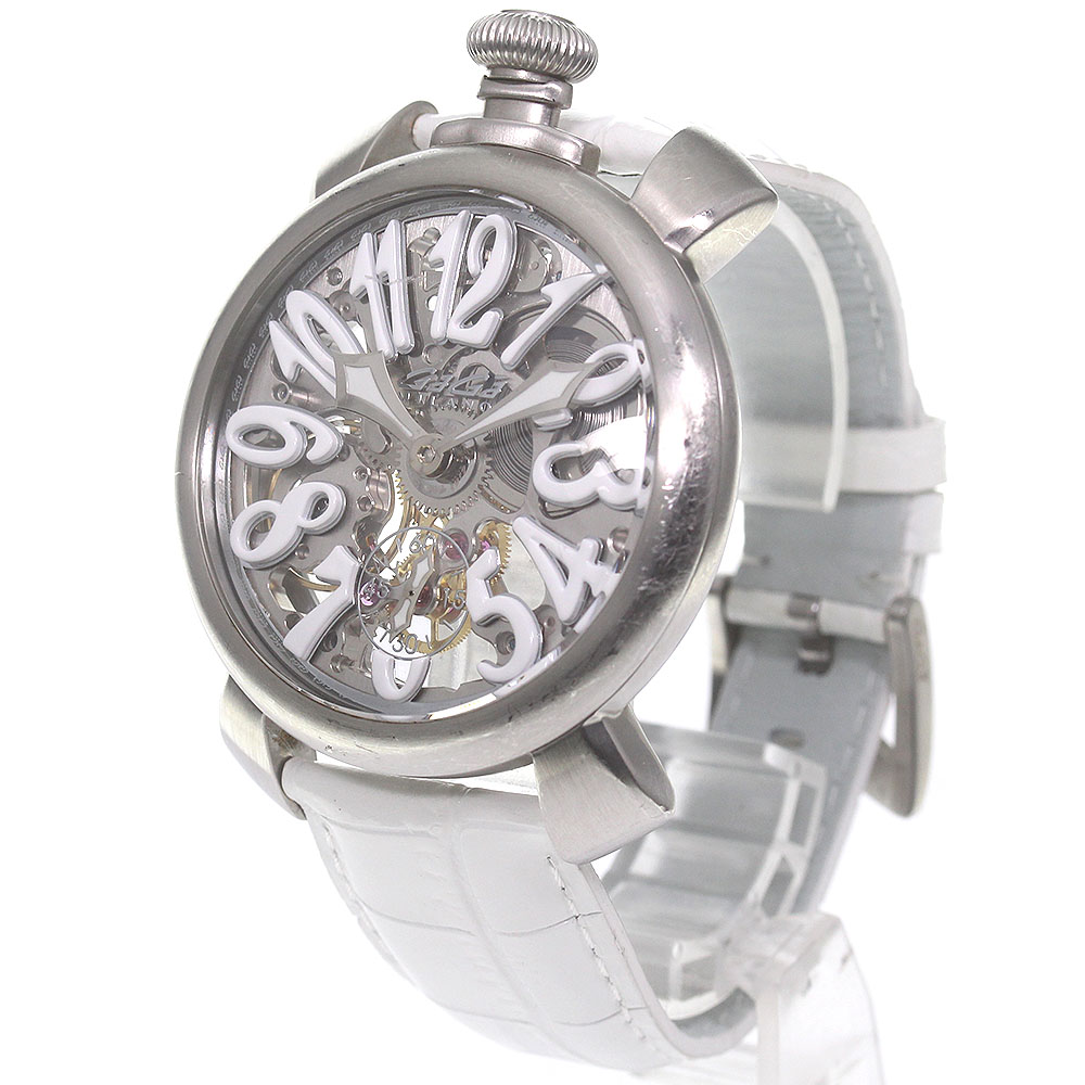 楽天市場】ガガミラノ GaGa MILANO 5310.01 マヌアーレ48MM スケルトン