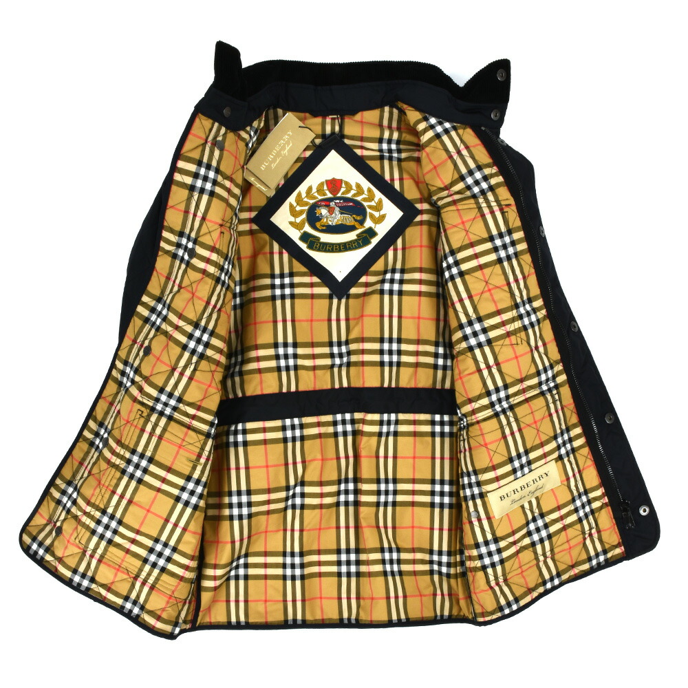 楽天市場】バーバリー BURBERRY 8003275 JACKET NAVY キルティング