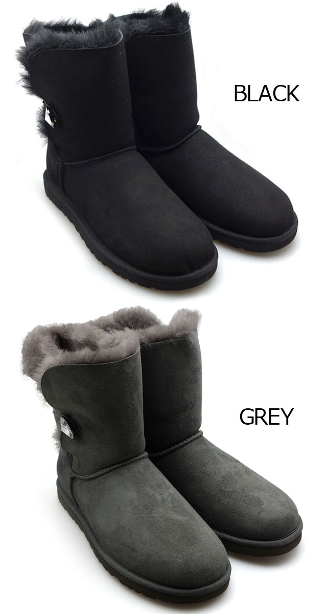 楽天市場】UGG×スワロフスキー アグ ベイリーボタン ブリングショート