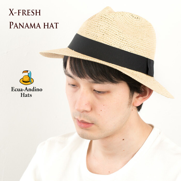 楽天市場】エクアアンディーノ パナマハット X-フレッシュ 本パナマ