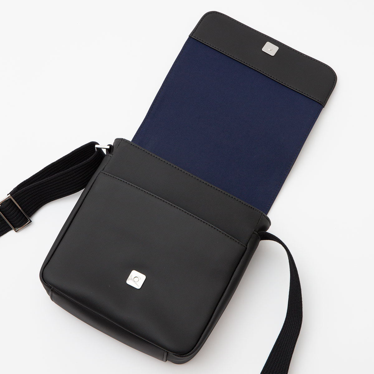 楽天市場】ラコステ メンズ クラシック スリムフラップ サッチェル