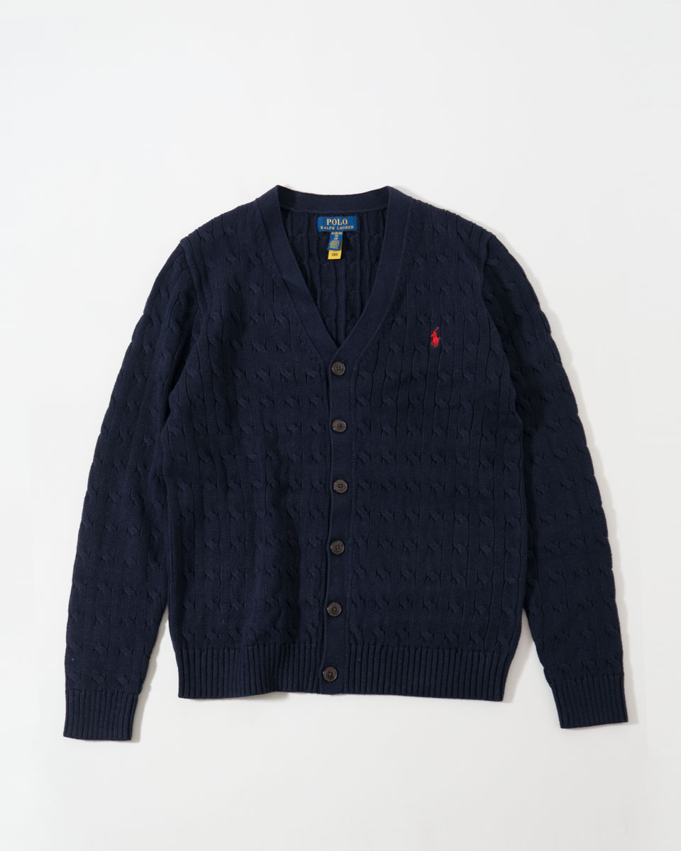 楽天市場】ポロ ラルフローレン ケーブル編み カーディガン セーター