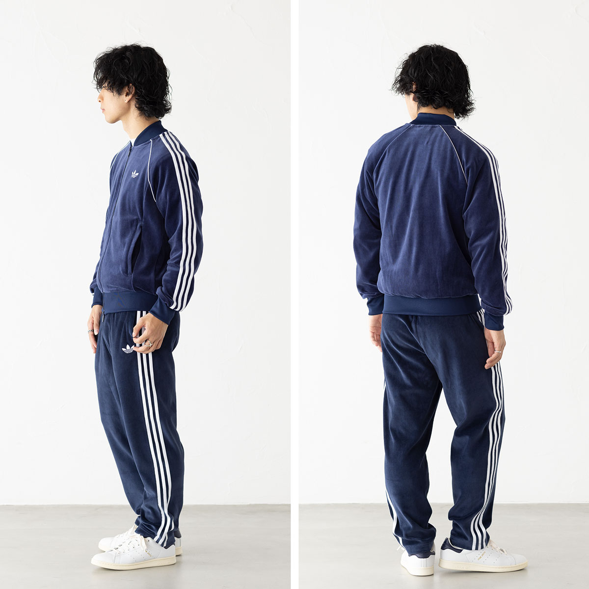 楽天市場】アディダス ベロア スーパースター ジャージ SST アディ