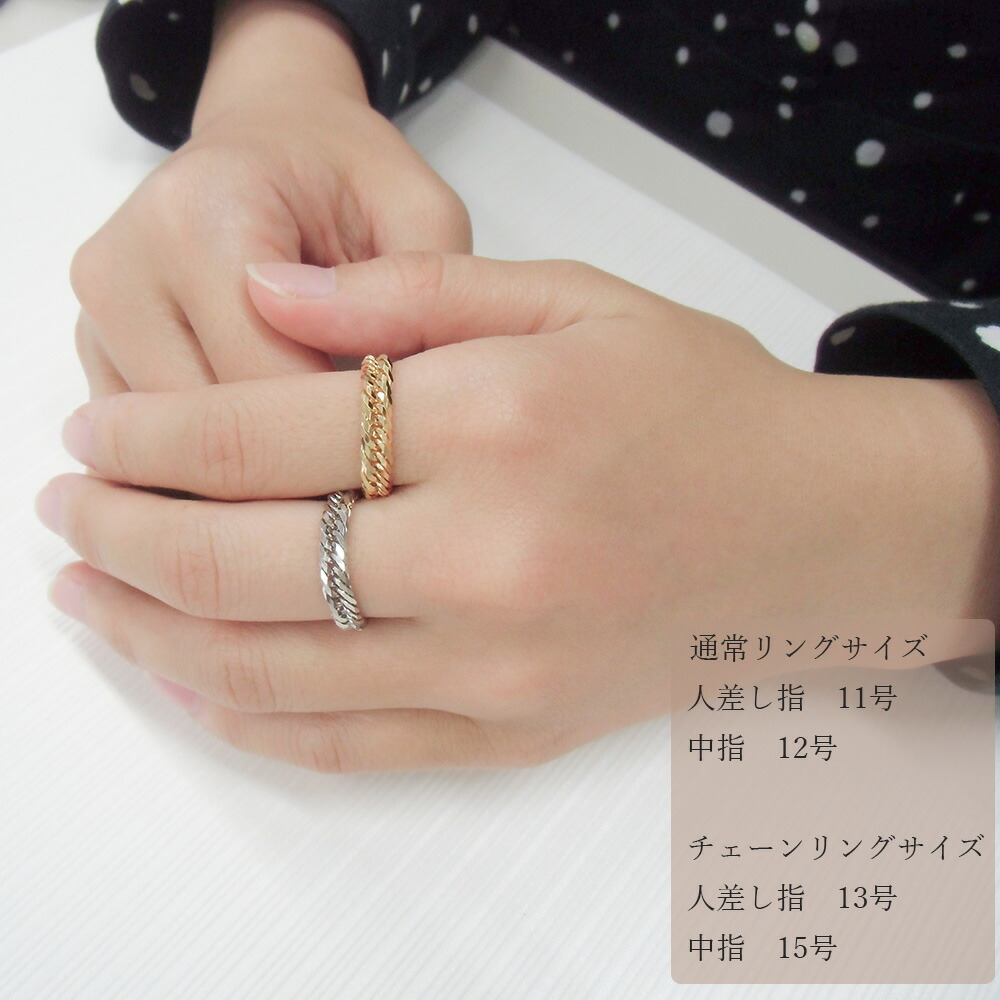 楽天市場】18金 喜平 リング トリプル12面 ゴールドリング K18 12面