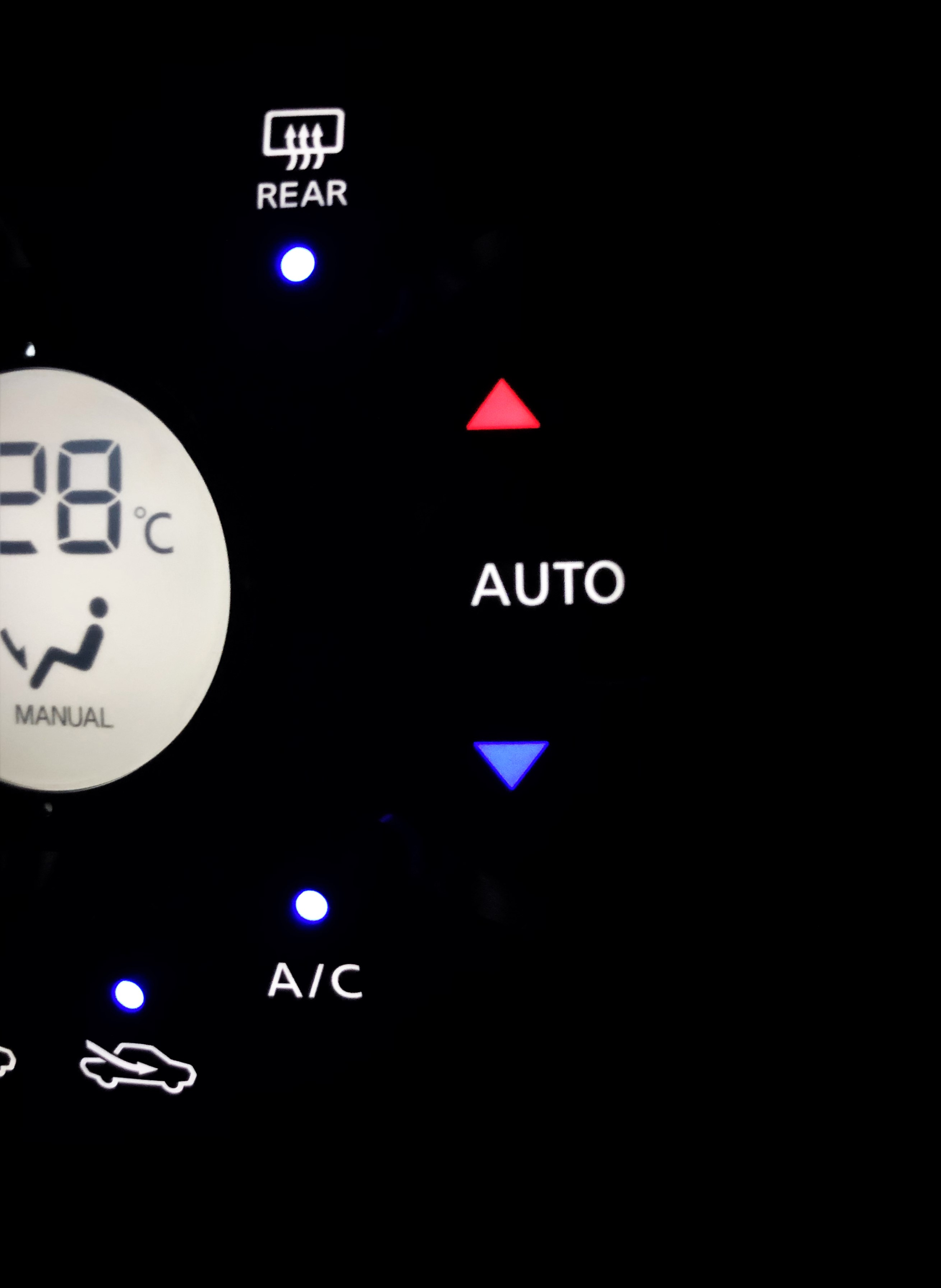 楽天市場】ノート E12 LED打ち換え済み エアコンパネル ☆ : クール