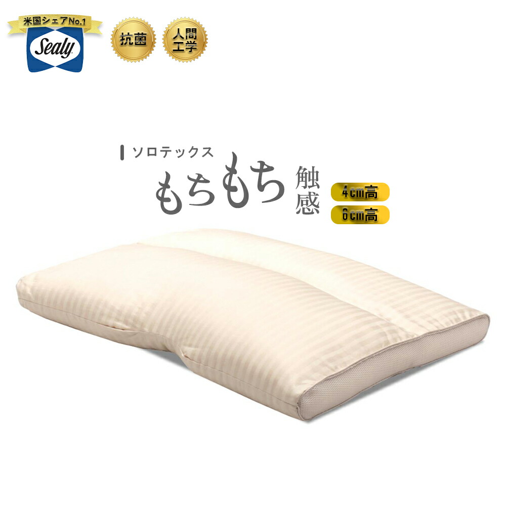 楽天市場】シーリー ソロテックスピロー60 スムースアイスピローケース