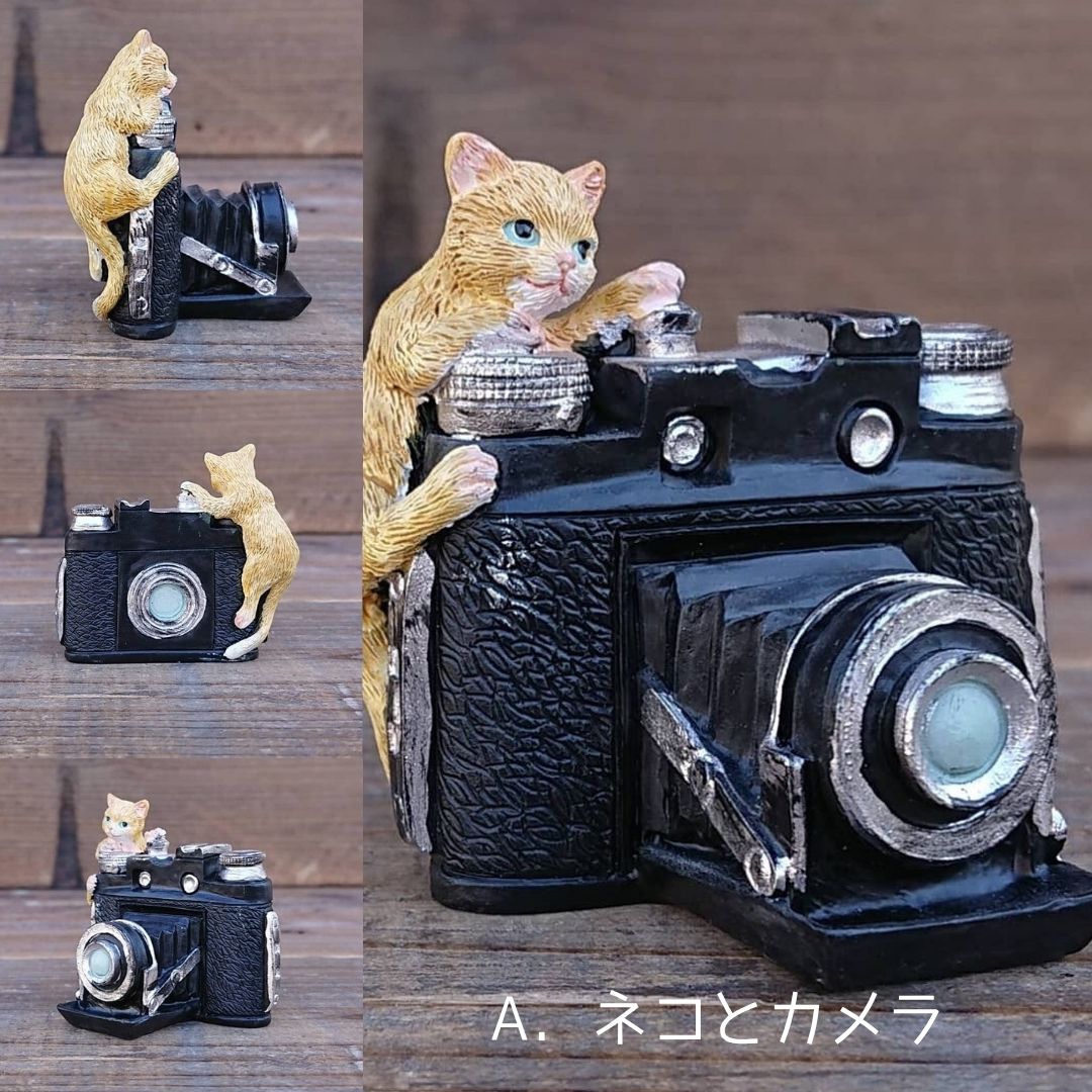 楽天市場】猫 ねこと昭和レトロ オーナメント ミニチュア フィギュア