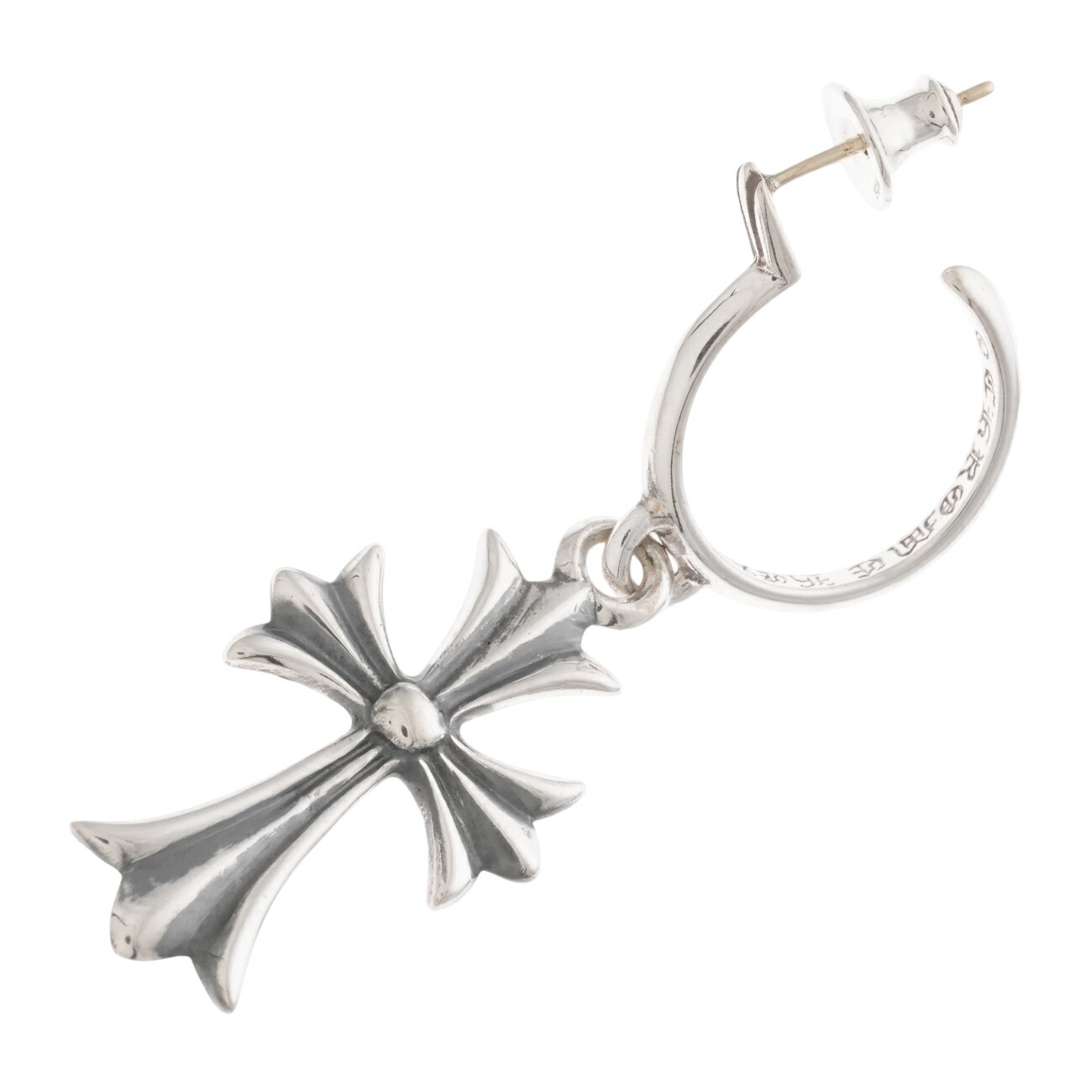 楽天市場】クロムハーツ CHROME HEARTS タイニーCHクロスフープ TINY