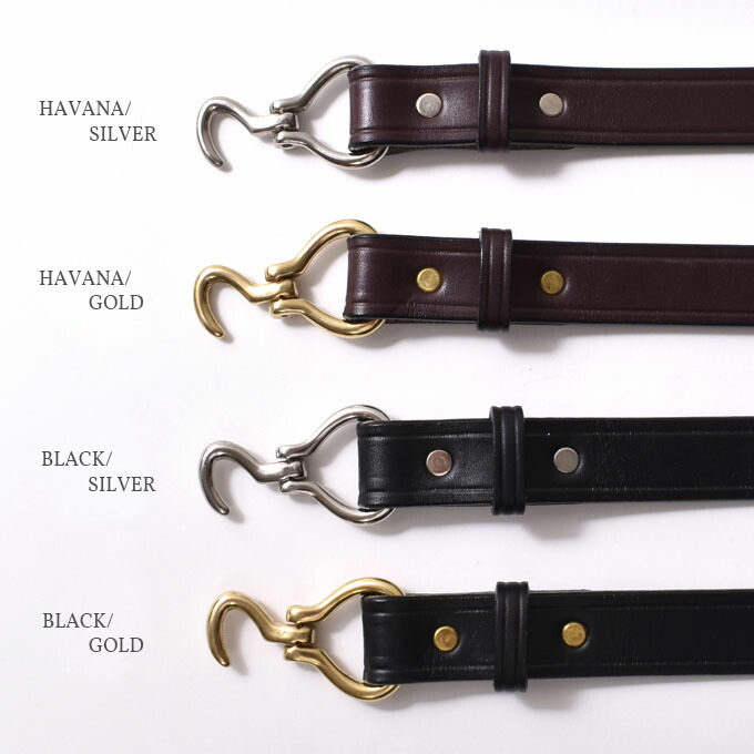 楽天市場】Tory Leather / 1” Bridle Leather Mini Hook Buckle Belt