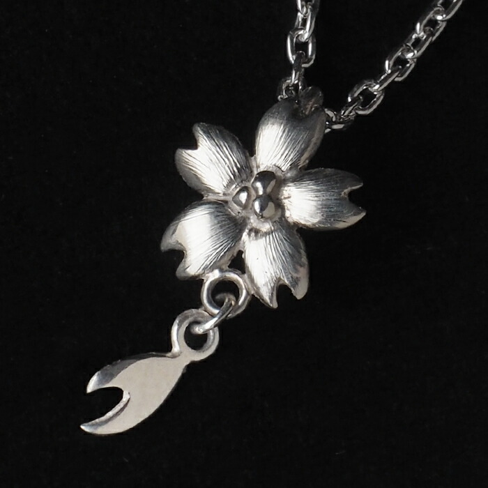 楽天市場】エス 桜ネックレス 桜一つタイプ シルバー925 [S-TS-01