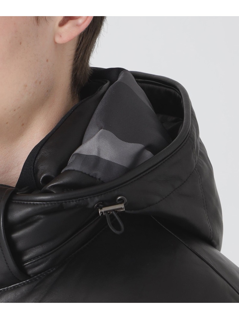 楽天市場】【SALE／40%OFF】PREMIUMレザーダウンジャケット BLACK
