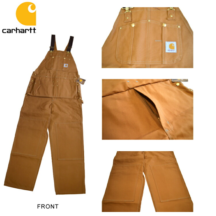 楽天市場】【Carhartt】カーハート R28 ダック カーペンター ビブ