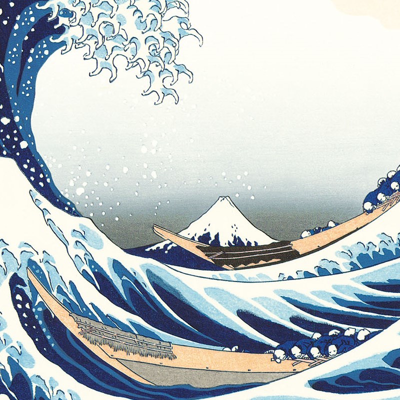 楽天市場】額絵 浮世絵 富嶽三十六景 【神奈川沖浪裏】 葛飾北斎 G4