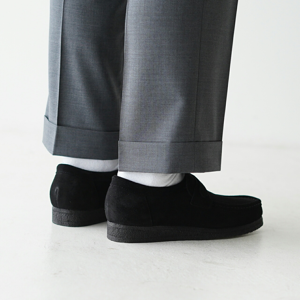 楽天市場】クラークス Clarks ワラビーローファー Wallabee Loafer
