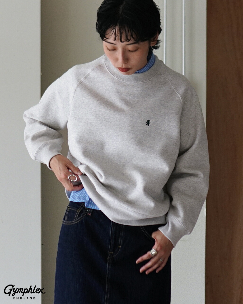 楽天市場】ジムフレックス Gymphlex スウィングスリーブ クルーネック