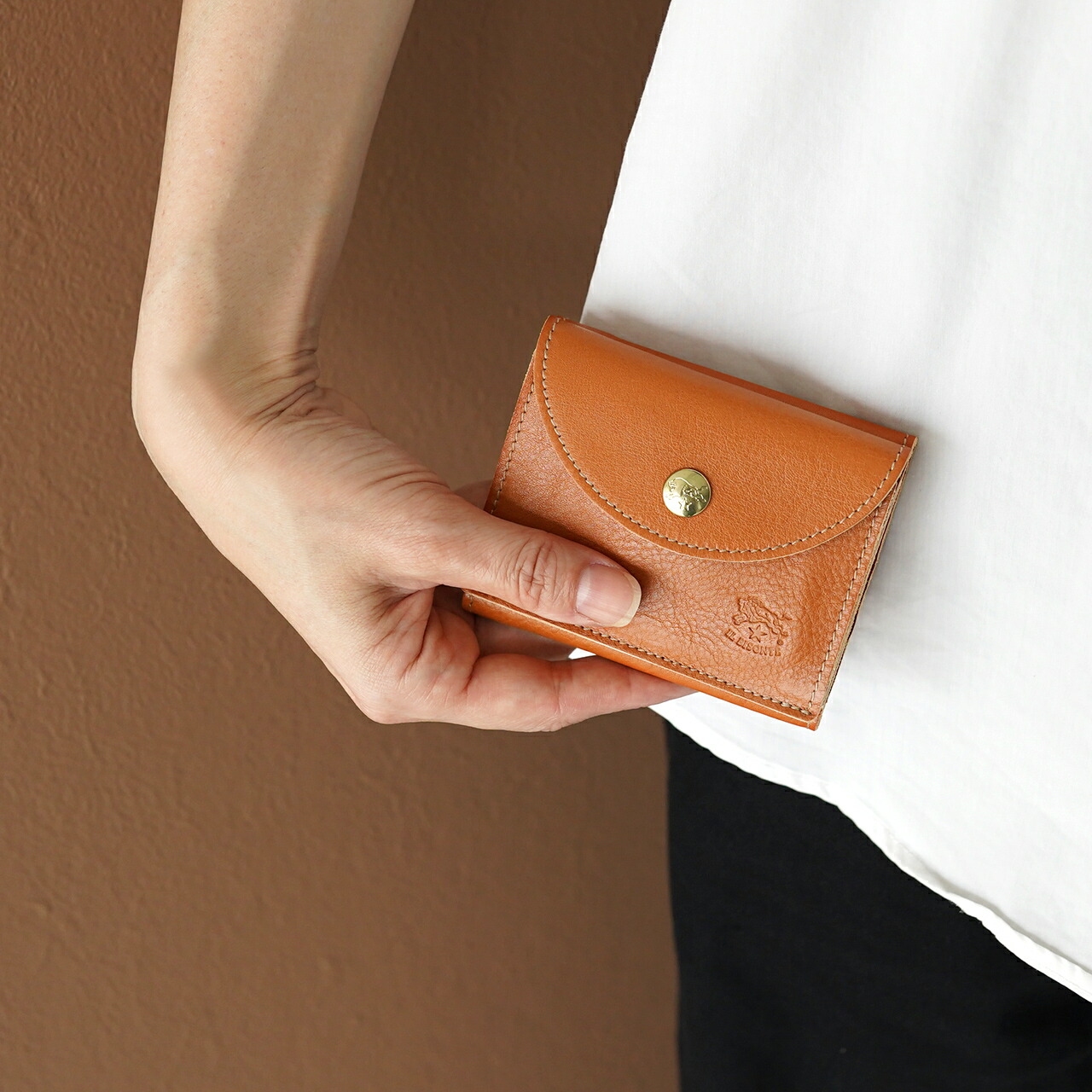 楽天市場】イルビゾンテ IL BISONTE コンパクト 3つ折り 財布