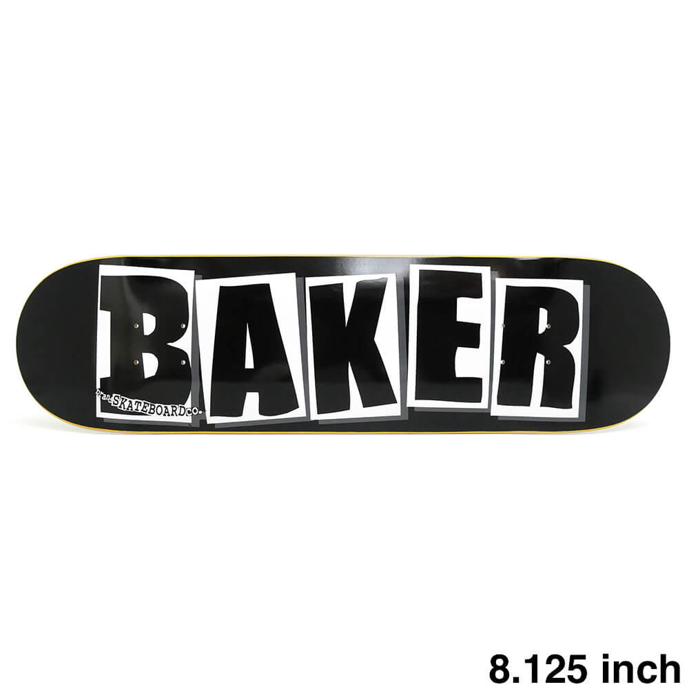 楽天市場】BAKER DECK ベイカー デッキ TEAM BRAND LOGO BLACK/WHITE